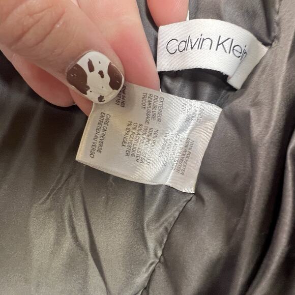 Calvin Klein Water Resistant 0° F Warmth Factor Black Puffer Jacket Size XXL - Picture 5 of 12